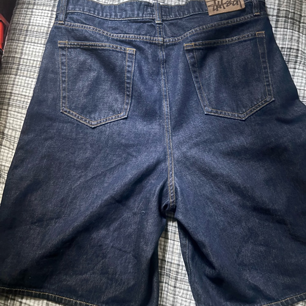 Stussy Dark Blue Denim BIG OL' SHORT DENIM